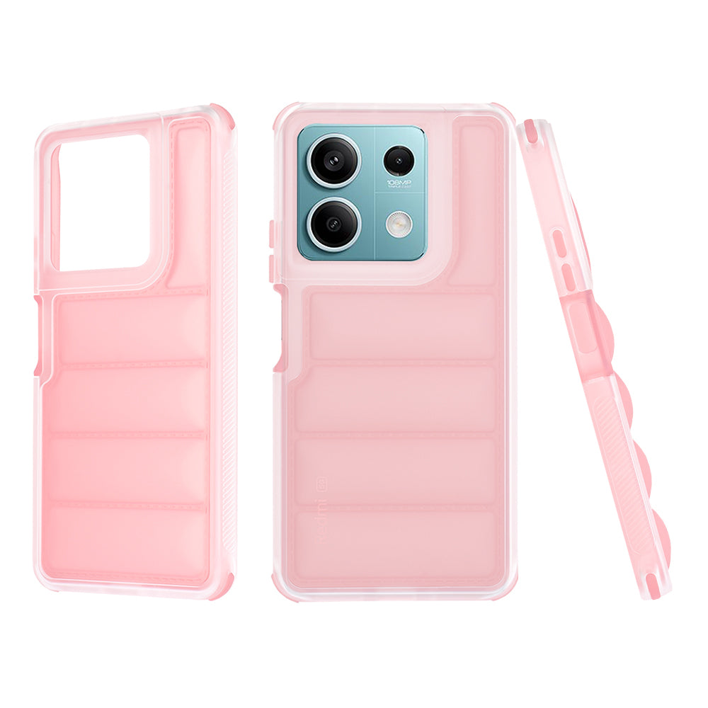 Tok Xiaomi Redmi Note 13 5G-hez, Techsuit, Wave Shield, Rózsaszín