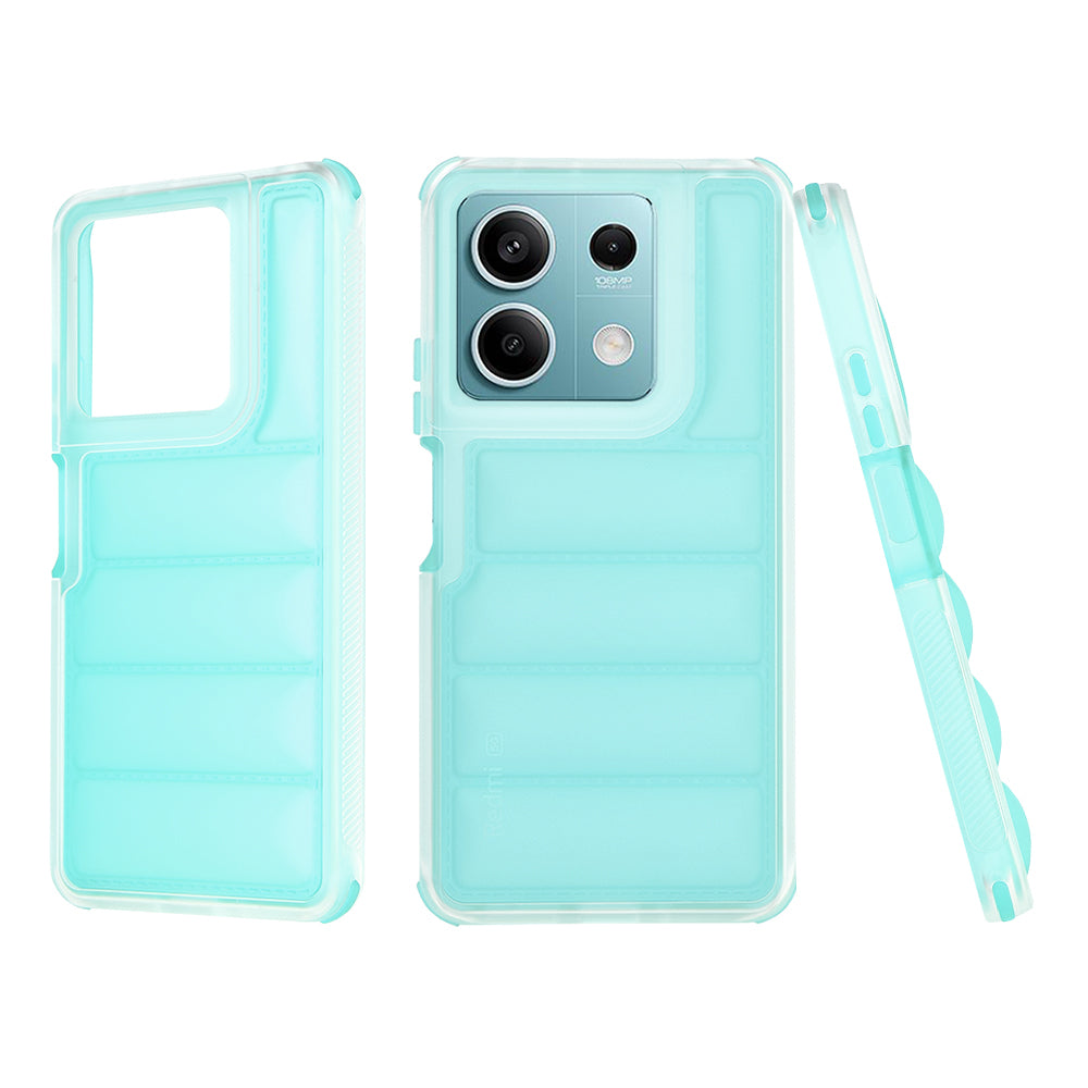 Tok Xiaomi Redmi Note 13 5G-hez, Techsuit, Wave Shield, Türkiz
