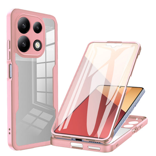 Tok Xiaomi Redmi Note 13 Pro 4G / Poco M6 Pro 4G-hez, Techsuit, ColorVerse 360, Rózsaszín