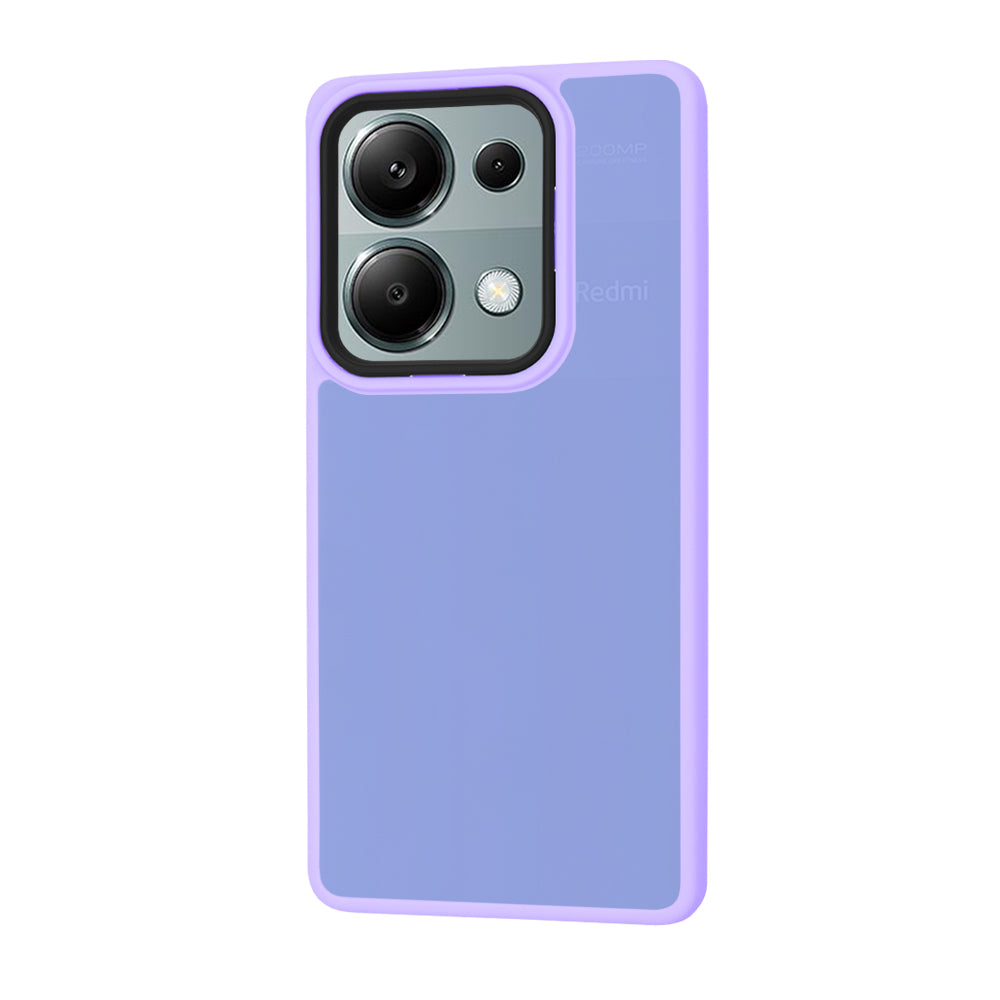 Tok Xiaomi Redmi Note 13 Pro 4G / Poco M6 Pro 4G-hez, Techsuit, HaloFrost, Világos lila