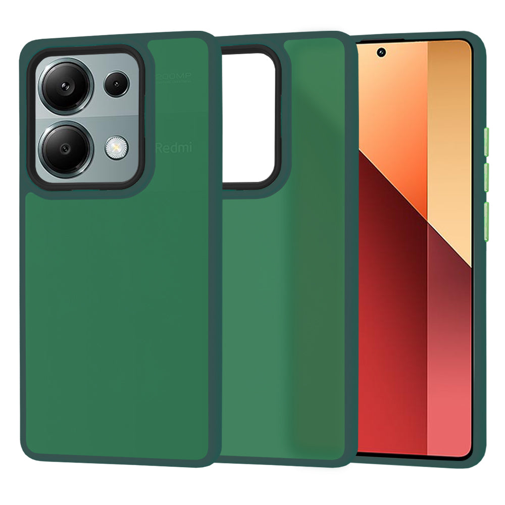 Tok Xiaomi Redmi Note 13 Pro 4G / Poco M6 Pro 4G-hez, Techsuit, HaloFrost, Zöld