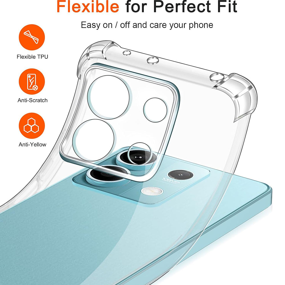 Tok Xiaomi Redmi Note 13 Pro 4G / Poco M6 Pro 4G-hez, Techsuit, ütésálló átlátszó, áttetsző