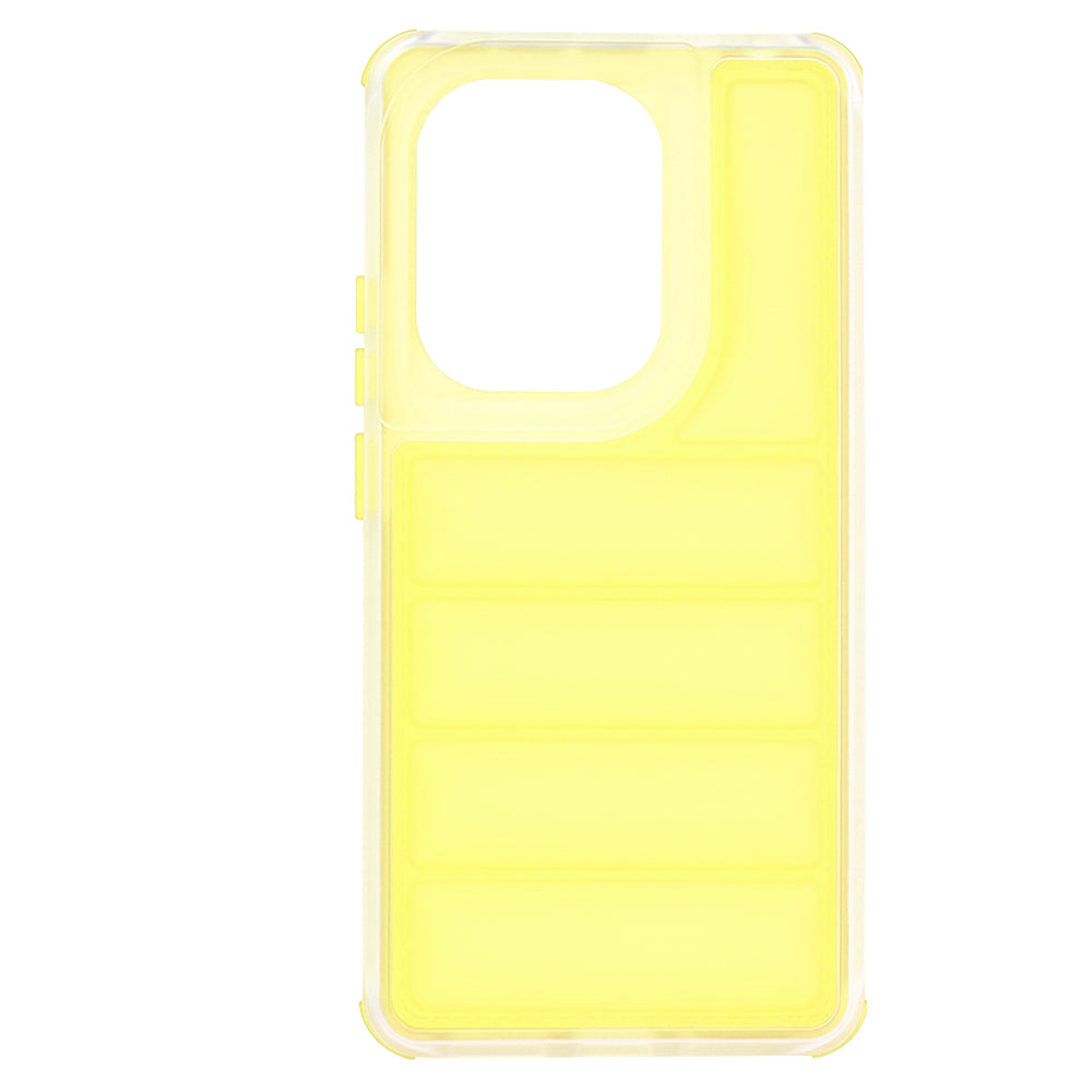 Tok Xiaomi Redmi Note 13 Pro 4G / Poco M6 Pro 4G-hez, Techsuit, Wave Shield, Sárga