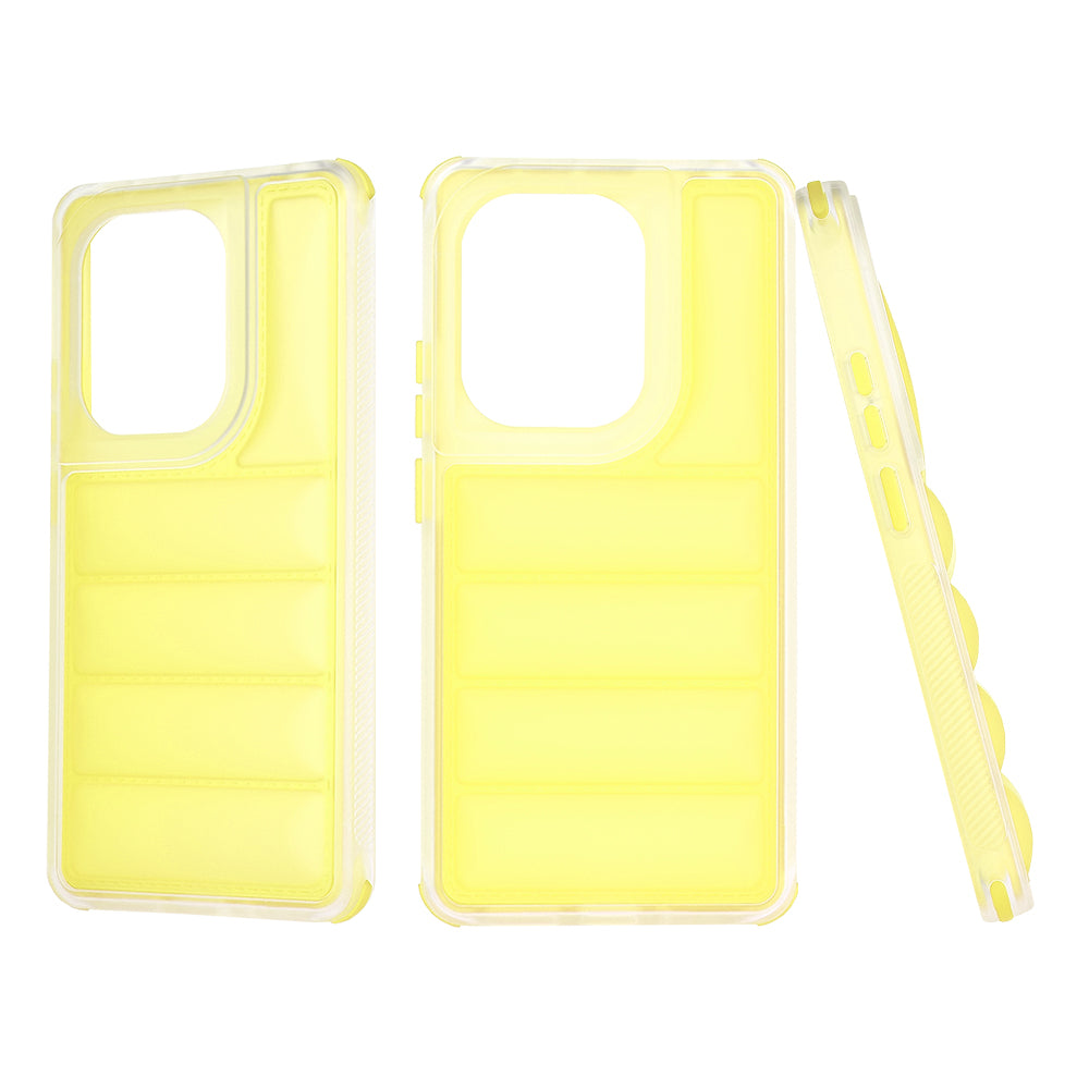 Tok Xiaomi Redmi Note 13 Pro 4G / Poco M6 Pro 4G-hez, Techsuit, Wave Shield, Sárga