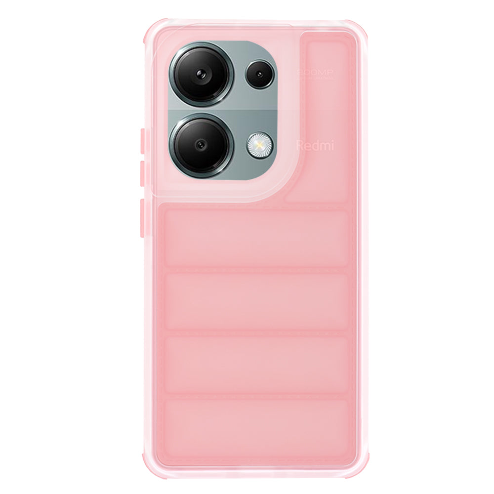 Tok Xiaomi Redmi Note 13 Pro 4G / Poco M6 Pro 4G-hez, Techsuit, Wave Shield, Rózsaszín