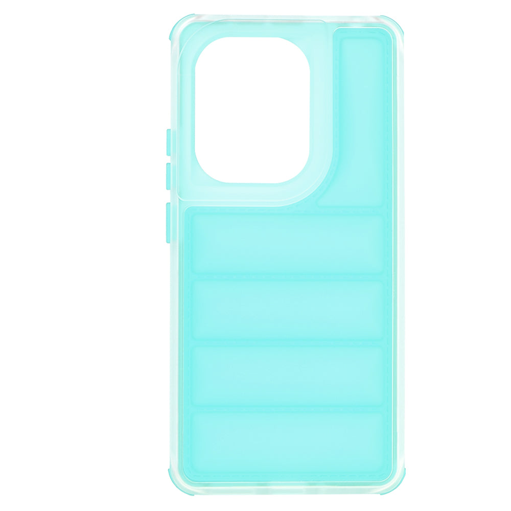 Case for Xiaomi Redmi Note 13 Pro 4G / Poco M6 Pro 4G, Techsuit, Wave Shield, Turquoise