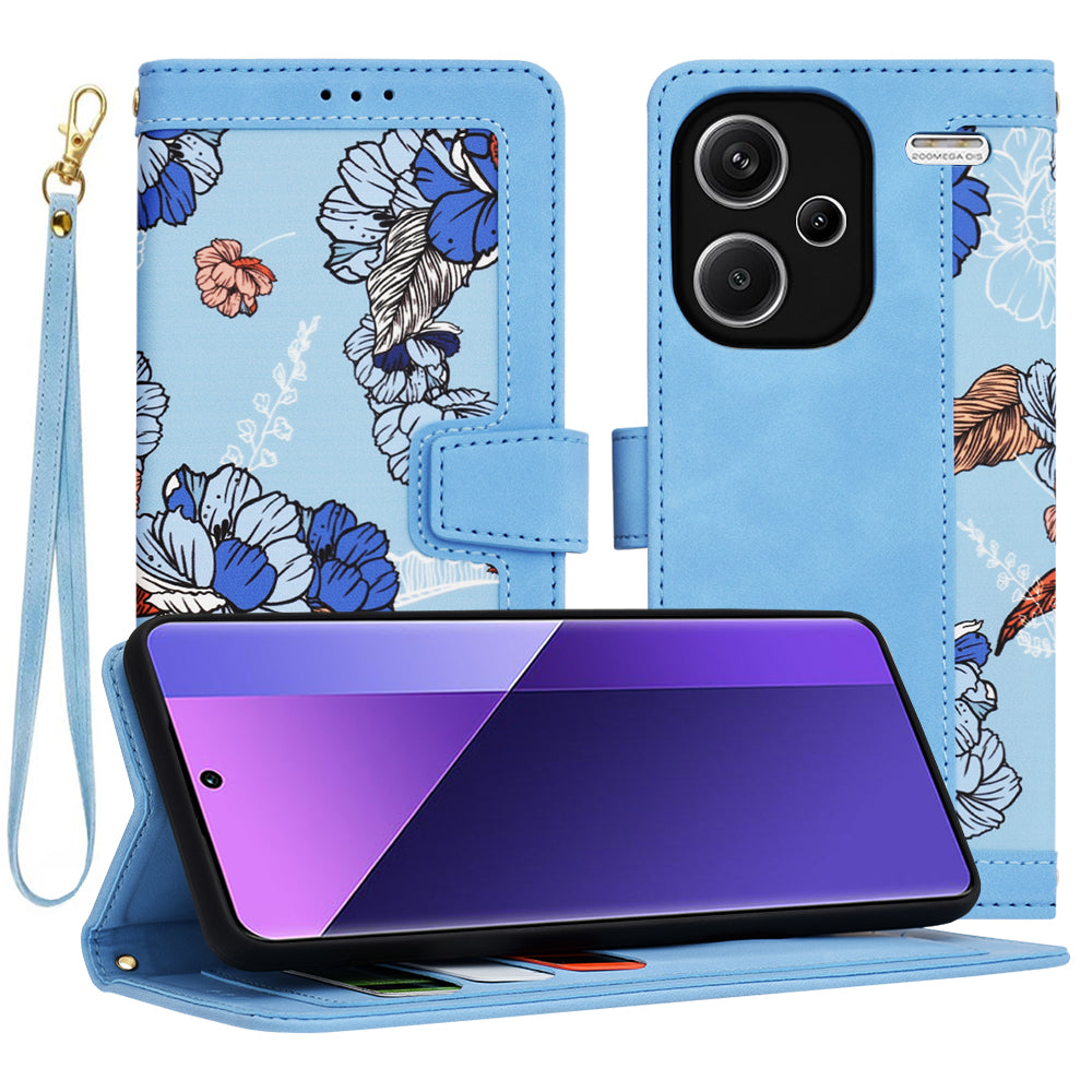Tok Xiaomi Redmi Note 13 Pro+ készülékhez, Techsuit, FlipCraft, Kék