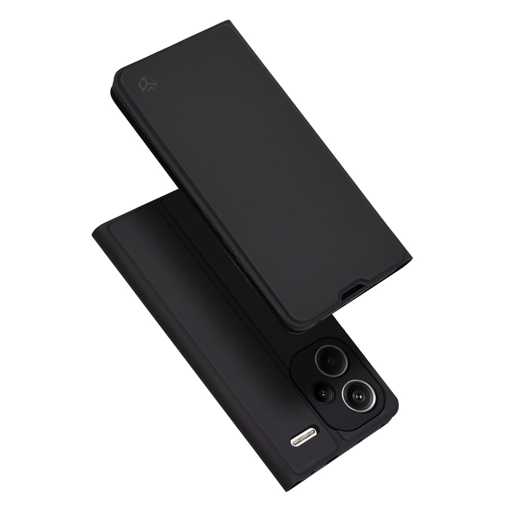 Case for Xiaomi Redmi Note 13 Pro+, Techsuit, Magskin Book, Black
