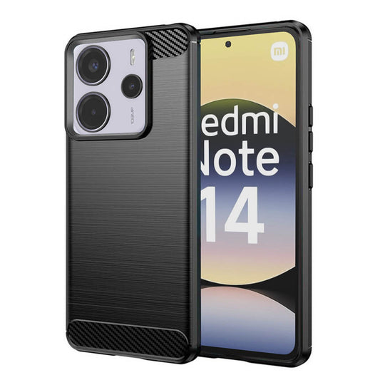 Tok Xiaomi Redmi Note 14 4G (Regionális), Techsuit, Karbon, Fekete