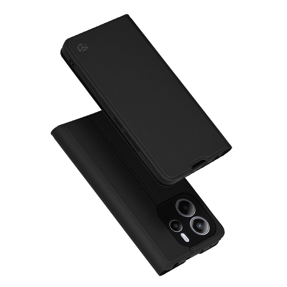 Tok Xiaomi Redmi Note 14 4G (Regionális), Techsuit, Magskin Book, Fekete