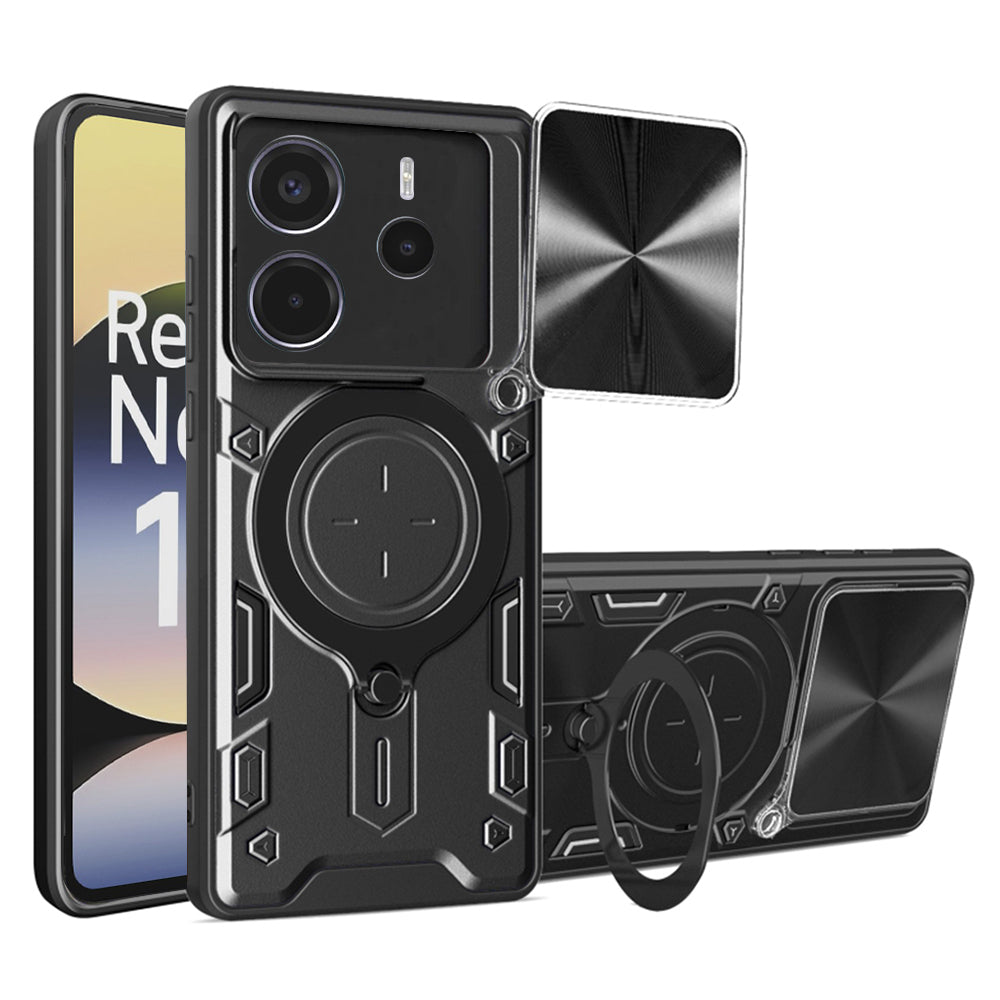 Tok Xiaomi Redmi Note 14 4G (Standard) készülékhez, Techsuit, CamGuard Pro, Fekete