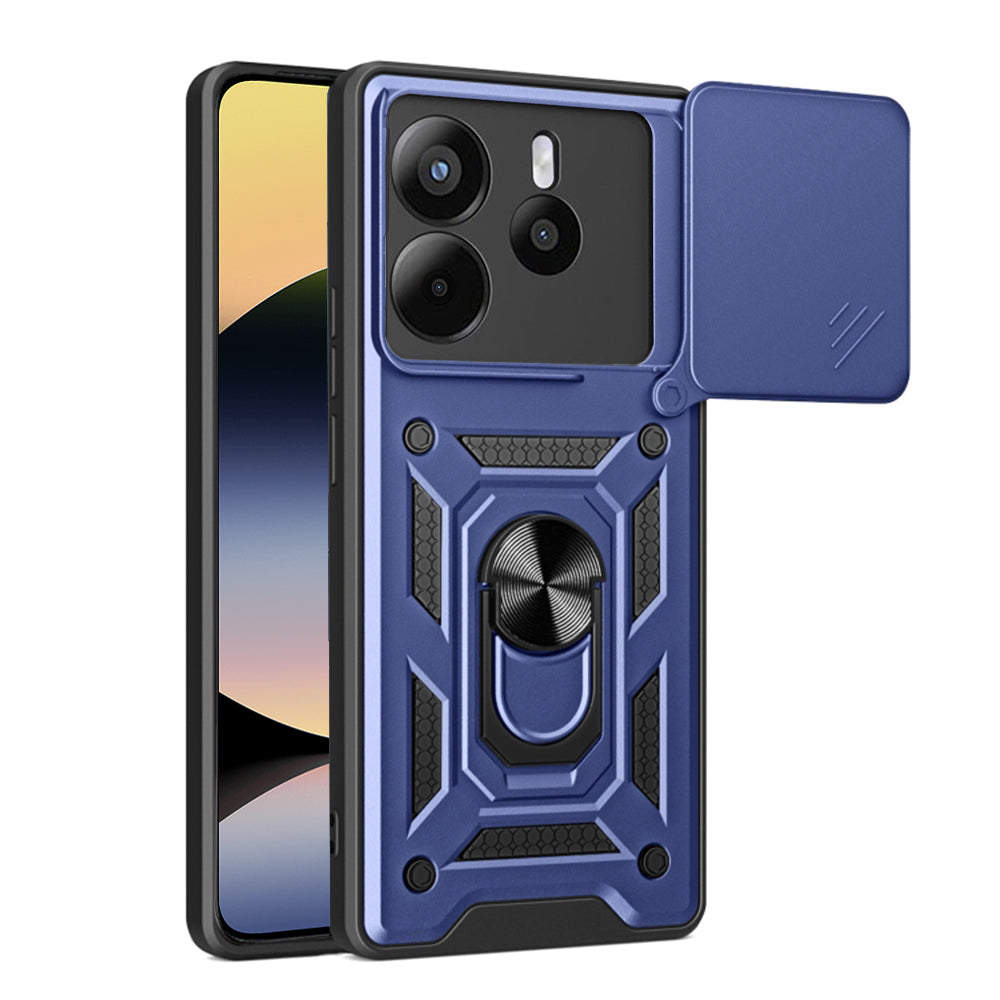 Tok Xiaomi Redmi Note 14 4G (Standard) számára, Techsuit, CamShield, Kék