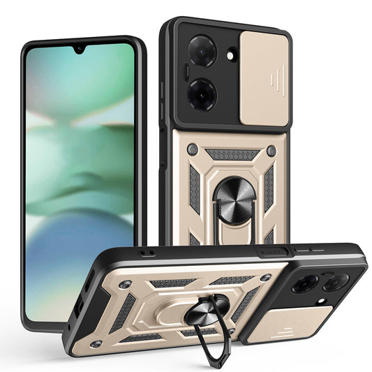 Tok Xiaomi Redmi Note 14 4G (Standard) számára, Techsuit, CamShield, Arany
