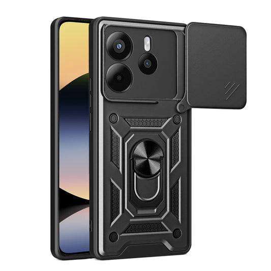 Tok Xiaomi Redmi Note 14 4G (Standard) készülékhez, Techsuit, CamShield, Fekete