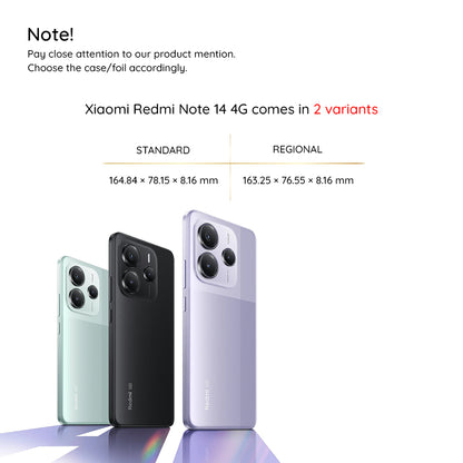 Tok Xiaomi Redmi Note 14 4G (Standard) számára, Techsuit, ColorVerse 360, Rózsaszín