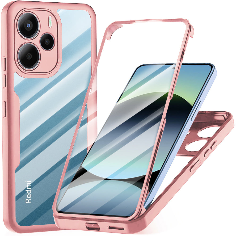 Tok Xiaomi Redmi Note 14 4G (Standard) számára, Techsuit, ColorVerse 360, Rózsaszín