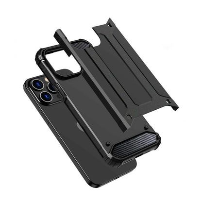Case for Xiaomi Redmi Note 14 4G (Standard), Techsuit, Hybrid Armor, Black