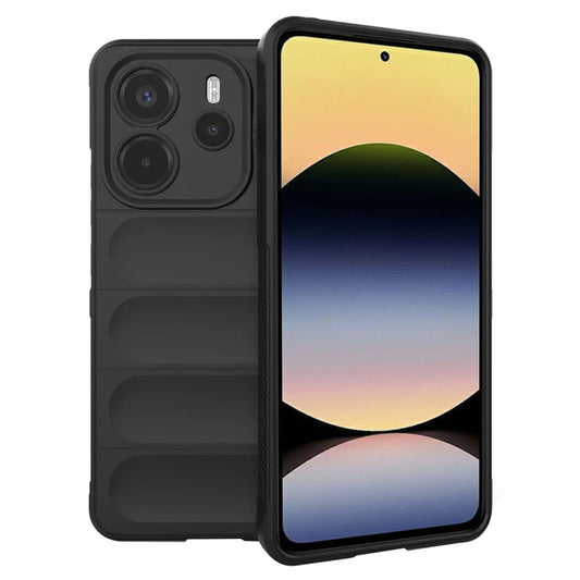 Tok Xiaomi Redmi Note 14 4G (Standard) készülékhez, Techsuit, Magic Shield, Fekete