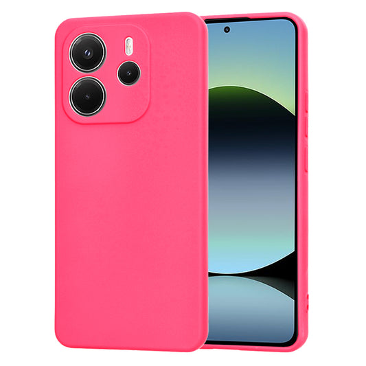 Case for Xiaomi Redmi Note 14 4G (Standard), Techsuit, SoftFlex, Dark Pink