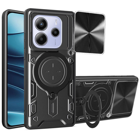 Tok Xiaomi Redmi Note 14 5G-hez, Techsuit, CamGuard Pro, Fekete