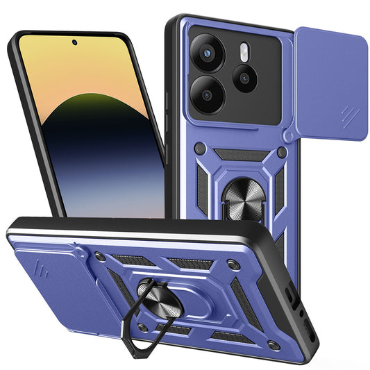 Tok Xiaomi Redmi Note 14 5G-hez, Techsuit, CamShield, Kék