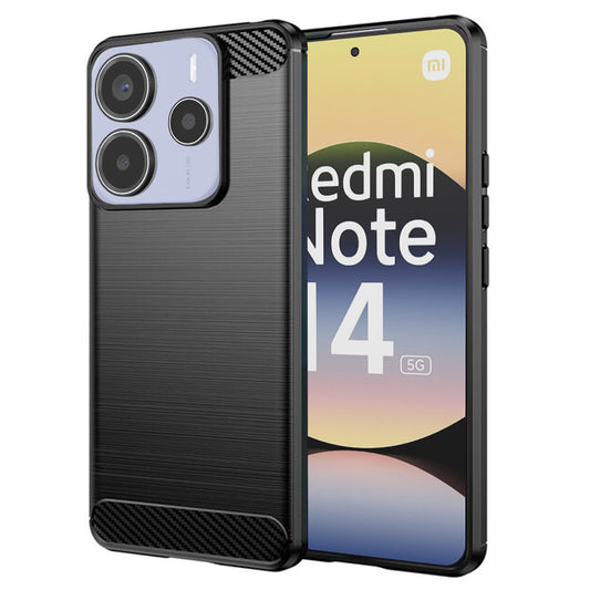 Tok Xiaomi Redmi Note 14 5G-hez, Techsuit, karbon, fekete