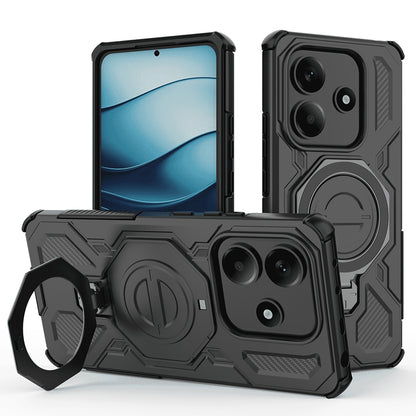 Tok Xiaomi Redmi Note 14 5G-hez, Techsuit, Carbon Shield Pro, Fekete