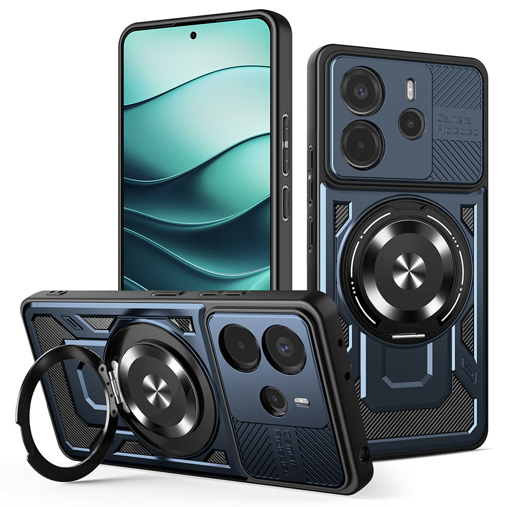 Tok Xiaomi Redmi Note 14 5G-hez, Techsuit, RuggedCam, Kék