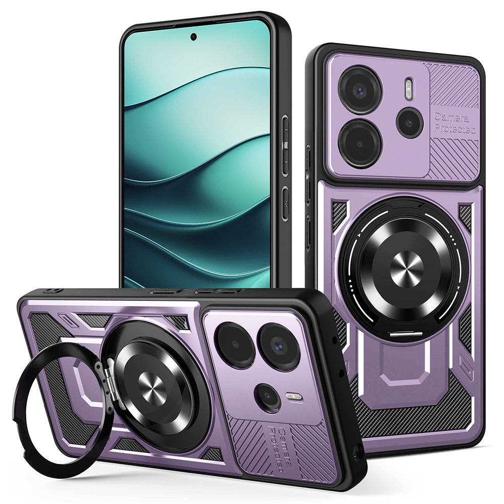 Tok Xiaomi Redmi Note 14 5G-hez, Techsuit, RuggedCam, Lila