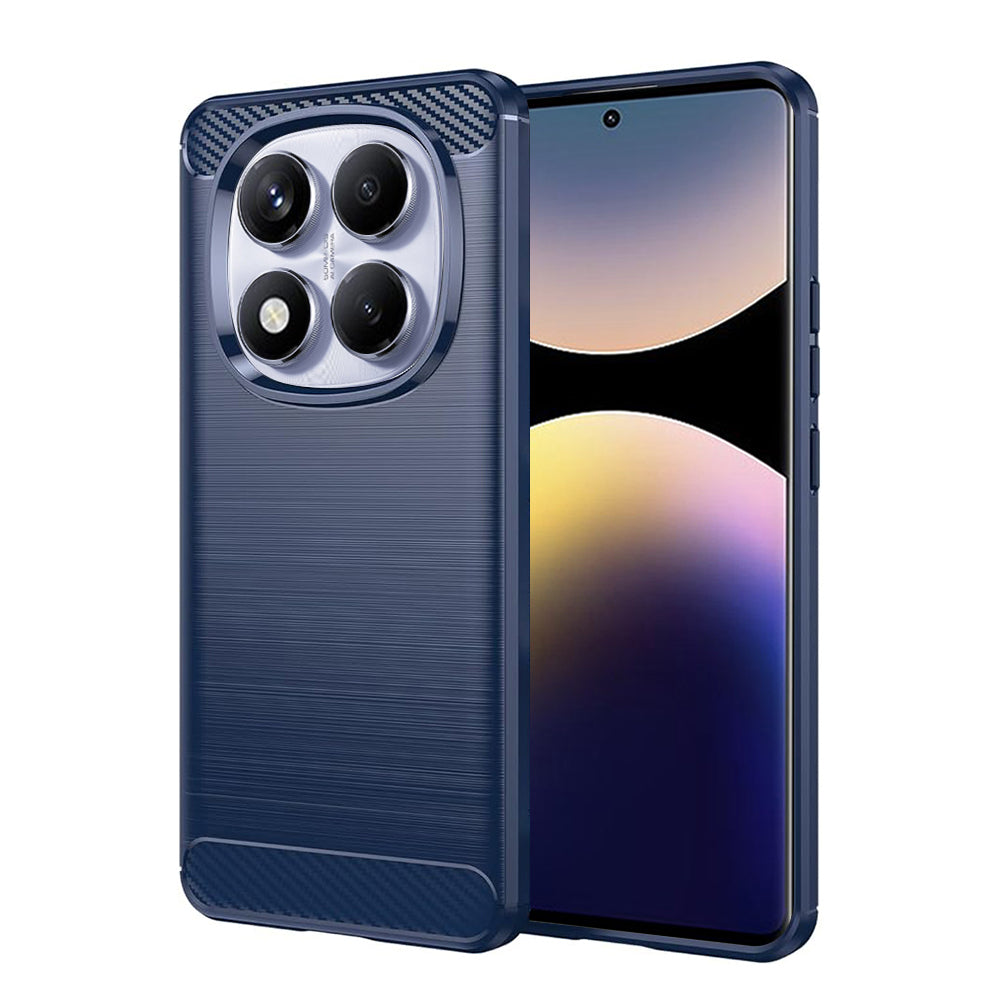 Case for Xiaomi Redmi Note 14 Pro 4G, Techsuit, Carbon, Blue