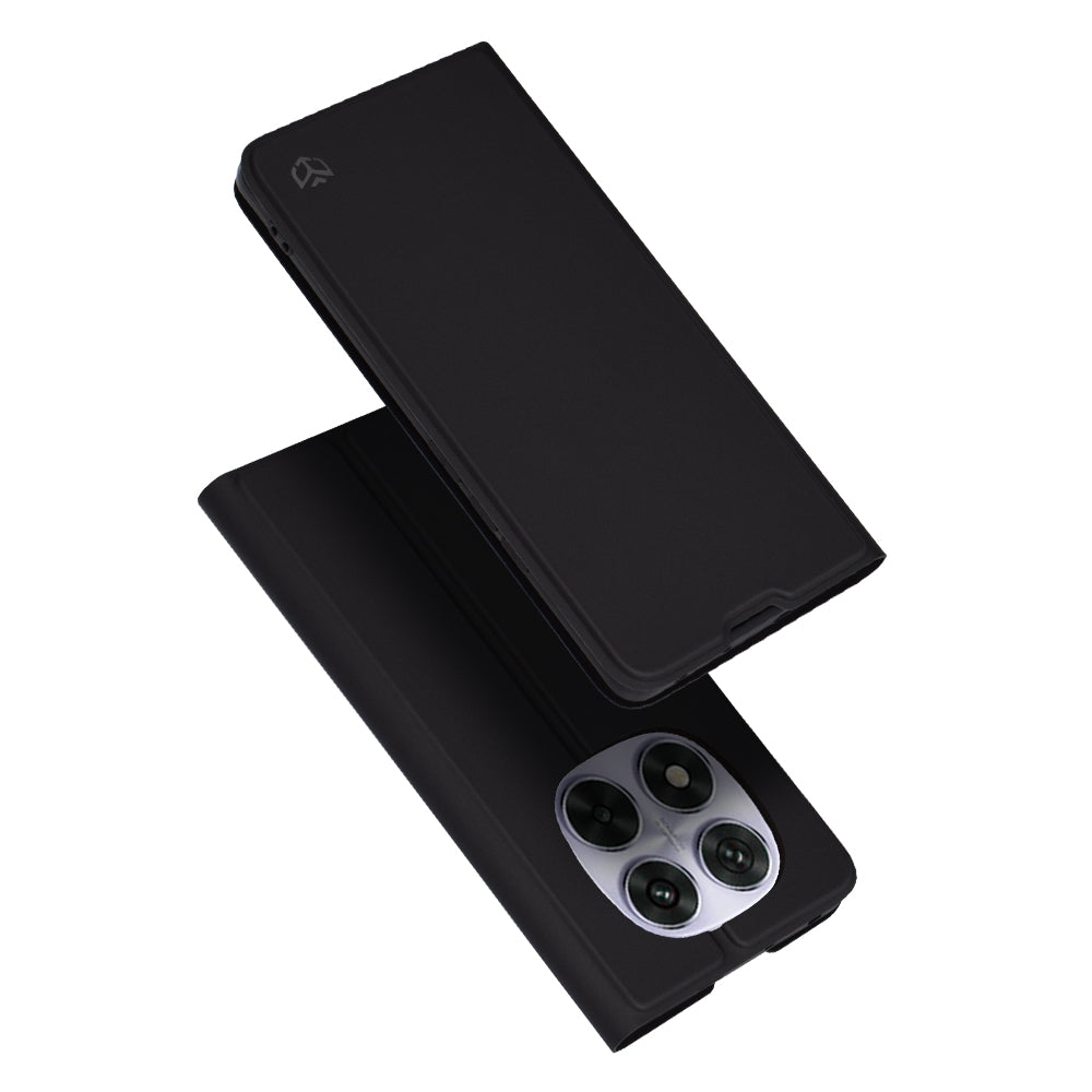 Tok Xiaomi Redmi Note 14 Pro 4G-hez, Techsuit, Magskin Book, Fekete
