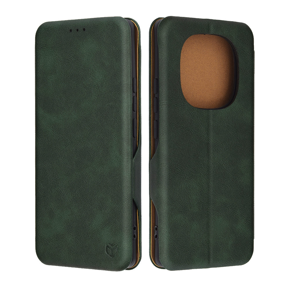Tok Xiaomi Redmi Note 14 Pro 4G-hez, Techsuit, Safe Wallet Plus, Zöld