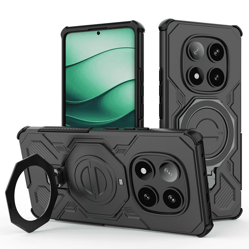 Tok Xiaomi Redmi Note 14 Pro+ 5G-hez, Techsuit, Carbon Shield Pro, Fekete