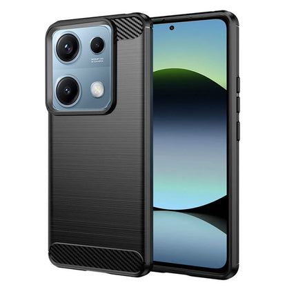 Tok Xiaomi Redmi Note 14S-hez, Techsuit, karbon, fekete