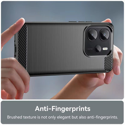 Tok Xiaomi Redmi Note 14S-hez, Techsuit, karbon, fekete