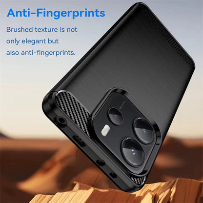 Tok Xiaomi Redmi Note 14S-hez, Techsuit, karbon, fekete