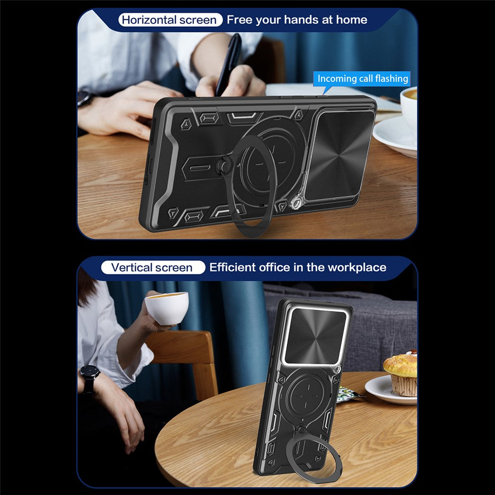 Case for Xiaomi Redmi Note 15 Pro 4G, Techsuit, CamGuard Pro, Black