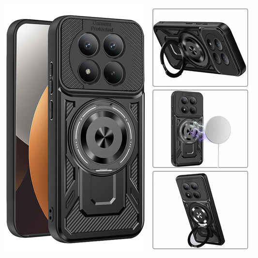 Case for Xiaomi Redmi Note 15 Pro 4G, Techsuit, RuggedCam, Gray