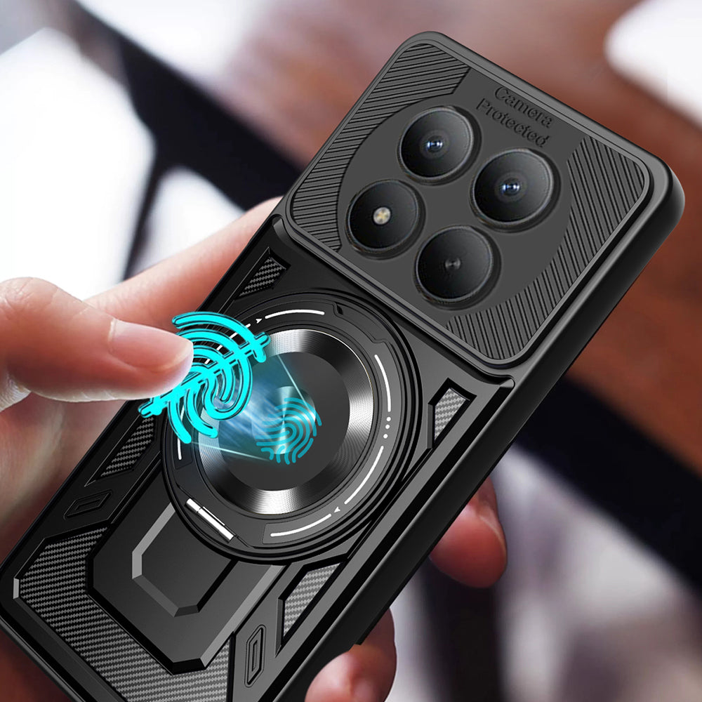 Tok a Xiaomi Redmi Note 15 Pro 4G-hez, Techsuit, RuggedCam, Fekete