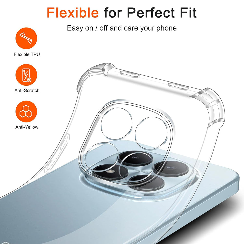 Tok a Xiaomi Redmi Note 15 Pro 4G-hez, Techsuit, Ütésálló Átlátszó, Átlátszó