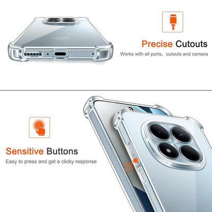 Tok a Xiaomi Redmi Note 15 Pro 4G-hez, Techsuit, Ütésálló Átlátszó, Átlátszó