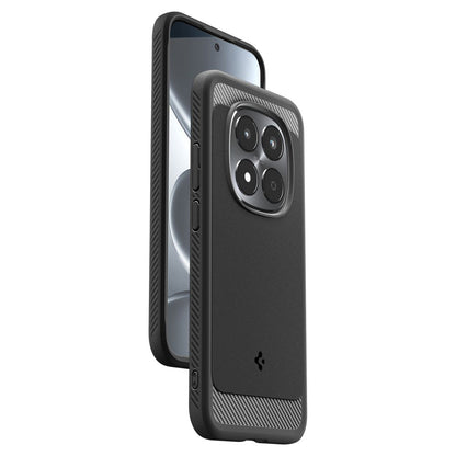 Tok Xiaomi Redmi Note 15 Pro 5G-hez, Spigen, Rugged Armor, Matt Fekete ACS10460