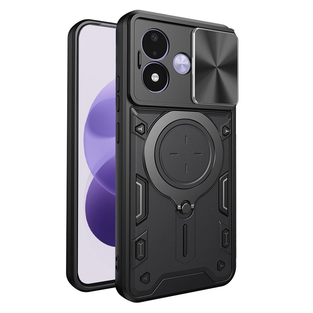 Tok Xiaomi Redmi Note 17 4G / Note 17 5G készülékhez, Techsuit, CamGuard Pro, fekete