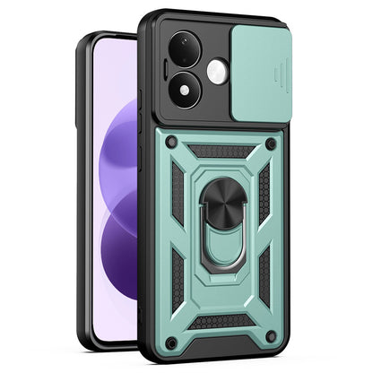 Tok Xiaomi Redmi Note 17 4G / Note 17 5G készülékhez, Techsuit, CamShield, zöld