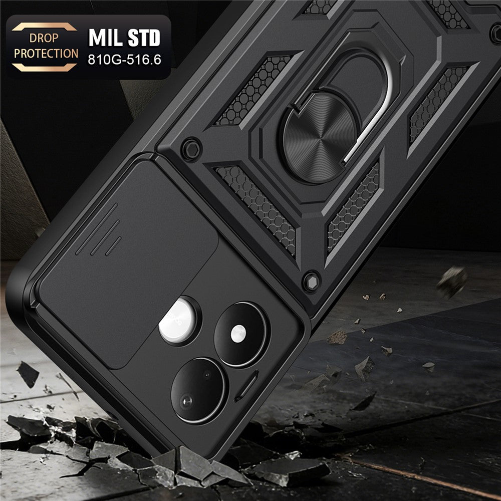 Tok Xiaomi Redmi Note 17 4G / Note 17 5G készülékhez, Techsuit, CamShield, zöld