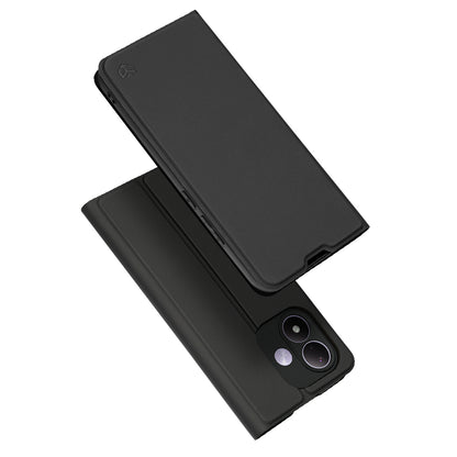 Tok Xiaomi Redmi Note 17 4G / Note 17 5G készülékhez, Techsuit, Magskin Book, fekete