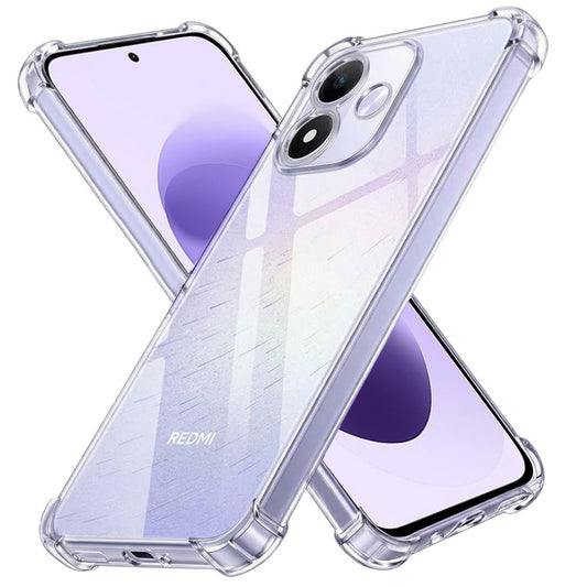 Tok Xiaomi Redmi Note 17 4G / Note 17 5G készülékhez, Techsuit, ütésálló, átlátszó, átlátszó színű