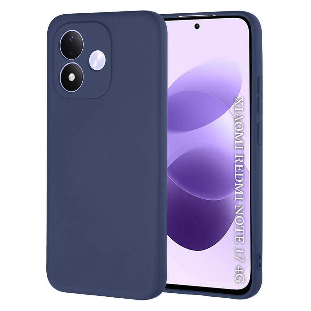 Techsuit SoftFlex tok sötétkék színben Xiaomi Redmi Note 17 4G / Note 17 5G készülékhez