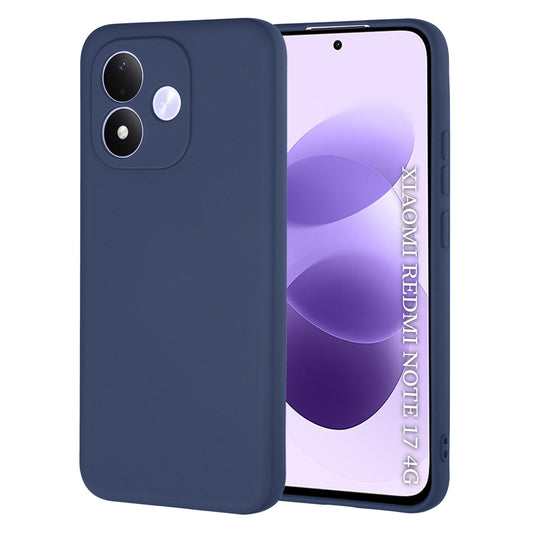 Techsuit SoftFlex tok sötétkék színben Xiaomi Redmi Note 17 4G / Note 17 5G készülékhez