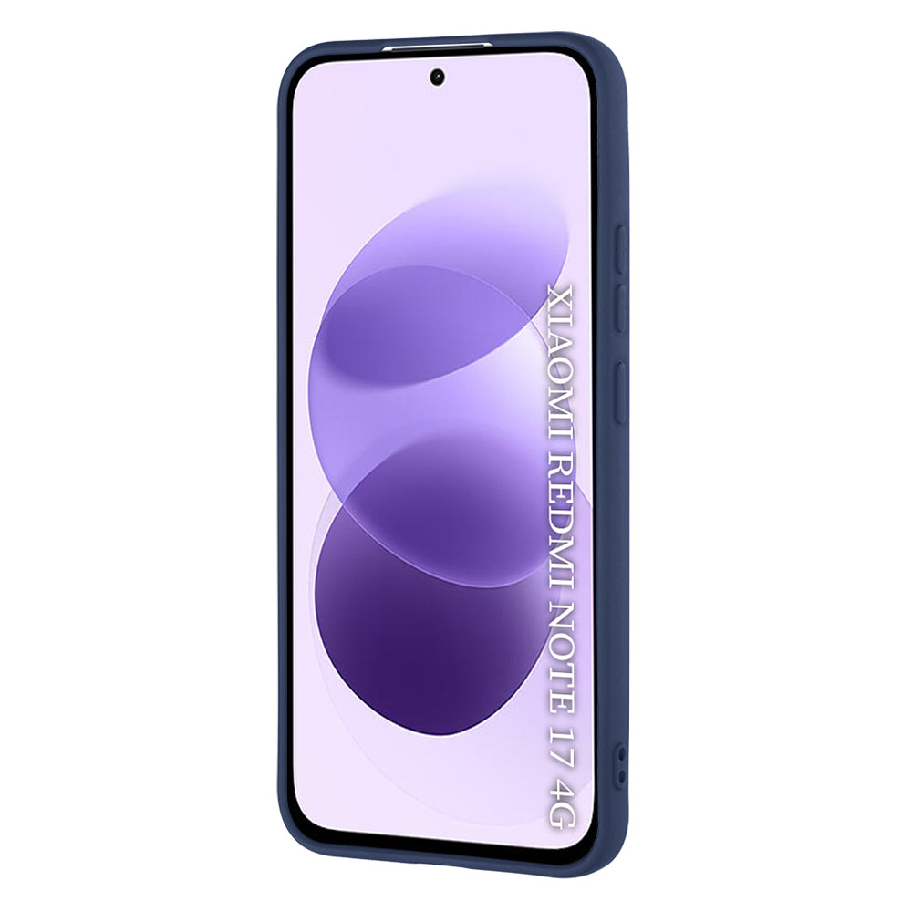 Techsuit SoftFlex tok sötétkék színben Xiaomi Redmi Note 17 4G / Note 17 5G készülékhez